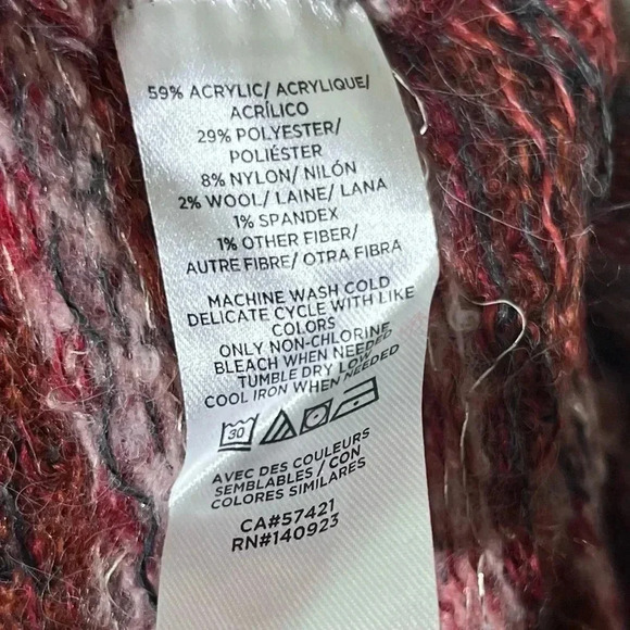 🆕 LOFT Burgundy Women’s Sweater~Size Small - Picture 7 of 7